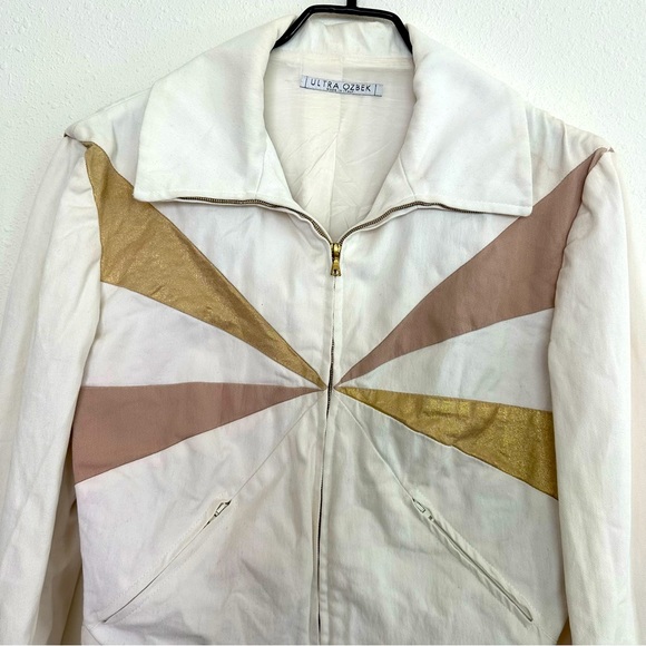 Cropped white designer jacket - Picture 2 of 13